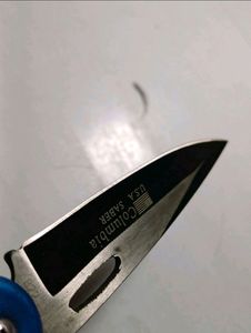 Blue Color Button Knife For Kitchen