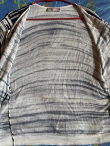 Short Sleeve Belted Shrug