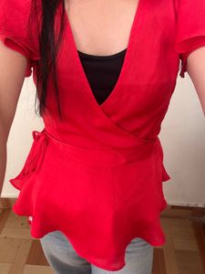 Wrap Around Red Top