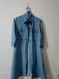 Denim Shirt Dress