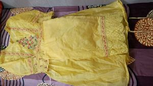 Yellow Embroidered Kurta Set