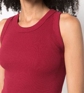 Burgundy Ribbed Crop Top