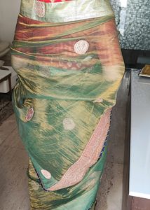 A Beautiful Tissue Saree