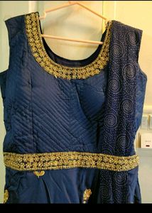 Sale Price New Elegant Blue Ethnic Gown