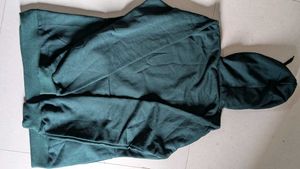 Green Pocketed Sweatshirt