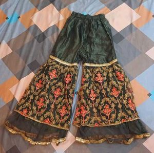 Embroidered Sharara with Shrug