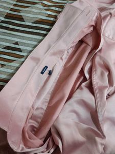 Pink Satin Shirt