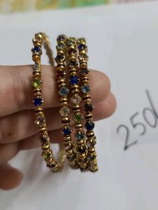 Metal With Multicolour Diamond