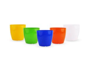 Brand New 5 Piece 6 Inch Pot With Plate ( Plastic)