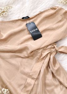 Elegant One-Shoulder Mini Dress