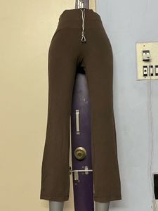 Old Navy Branded High Waist Brown Flare Yoga Pant