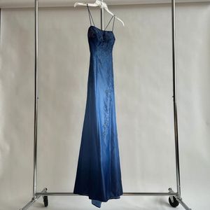 Elegant Blue Maxi Dress🧜🏻‍♀️
