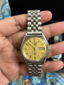 Seiko 5 Gold Dial