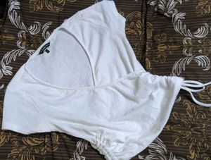 White Crop Top
