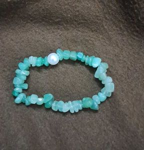 Green Aventurine & Pearl Bracelet