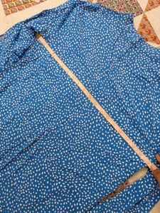 Blue Printed Top