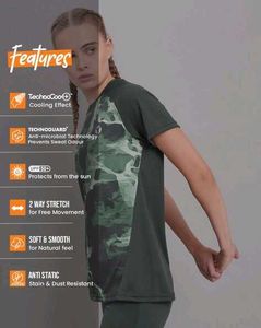 Camo Print Active Tee