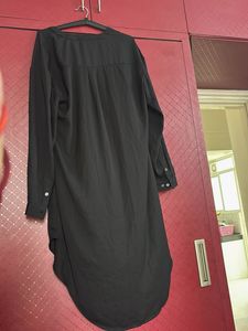 For Xl Size Black Shirtstyle Dress