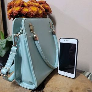 Blue Wide Bag