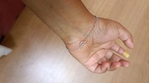 silver Black Beads Bracelet GIVA
