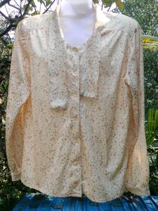 Vintage Floral Blouse
