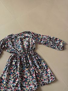 Floral Print Mini Dress