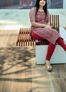 Festive Maroon Heavy Mirror Work Kurta