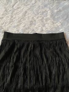 Shein Fringe Detail Mini Skirt
