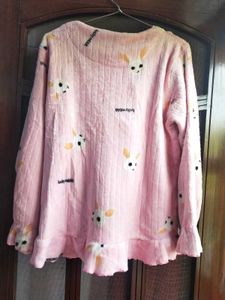 Plush Night Suit Set Korean Winter