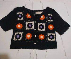 Floral Crochet Top