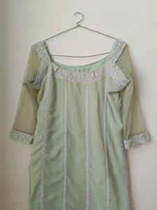 Green Georgette Suit.