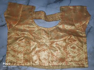 pretty shimmry blouse.