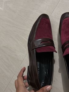 Jimmy Choo Burgundy Loafers