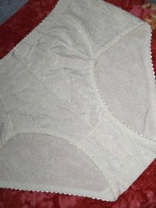 XXXL Vintage White High-Waisted Panties