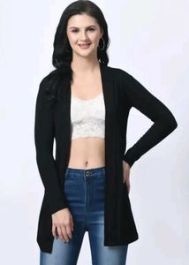 Black Long Shrug