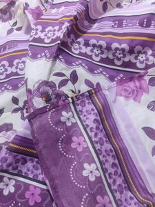 Cotten Levender Rose&#39;s White Dubble Bed Sheet🇶🇦