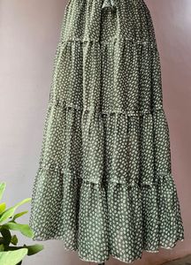 Tiered Maxi Skirt