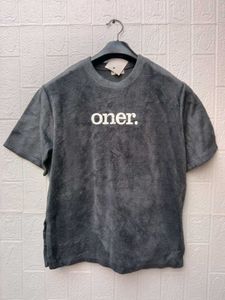 New With Tag Korean Knit Trendy Graphic Tee