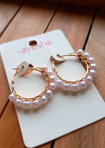 Pearl Hoops