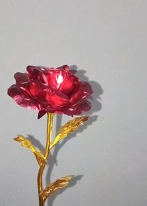 Gold Foil Red Rose Gift