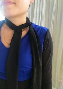 Chic Black Dress with Overlay