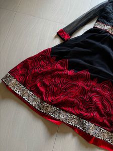 Black Anarkali Gown