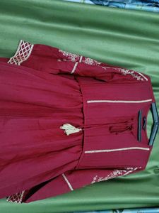 Boho Embroidered Tunic Dress
