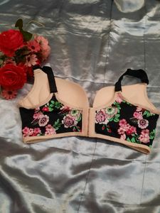 Floral Push-Up Bra