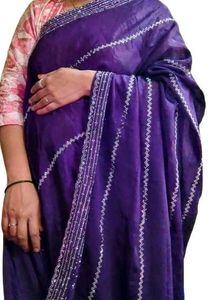 Elegant Purple Saree