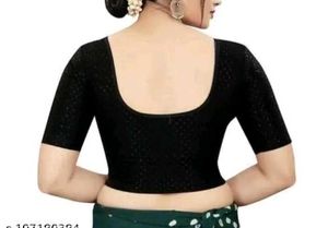 Elegant Black Blouse,stretchable