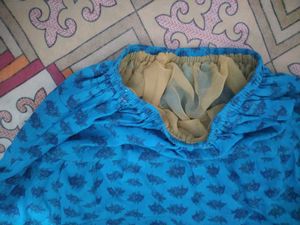 Blue Colour Skirt