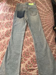 Blue Flared Jeans