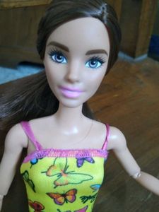Barbie doll with articulation.
