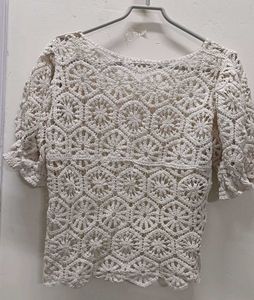 Crochet Knit Top